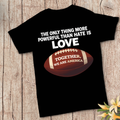 Football; Together we are America; The only thing more powerful than hate is love Bad Bunny Tshirt