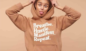 Breath.Hustle.Manifest.Repeat. Hoodie