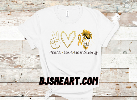 Liamstrong - warrior TShirt fundraiser